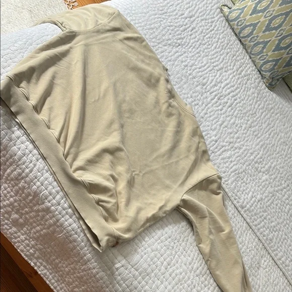 Offline by Aerie Crewneck Sweater with Stripes, says “PLZ HOLD” - Picture 8 of 8